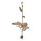 Honey Bee Wind Chime - Antique Brass Decorative Bells for Indoor & Outdoor Use, 17" H x 6.25" L x 4.25" W
